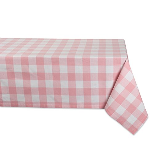 Product Cover DII Cotton Buffalo Check Plaid Rectangle Tablecloth for Family Dinners or Gatherings, Indoor or Outdoor Parties, & Everyday Use (60x84