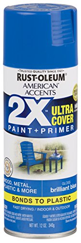Product Cover Rust-Oleum 327892-6 PK American Accents Spray Paint, Gloss Brilliant Blue