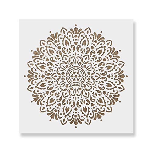 Product Cover Harmony Mandala Stencil Template - Reusable Stencil for Painting Mandala Designs