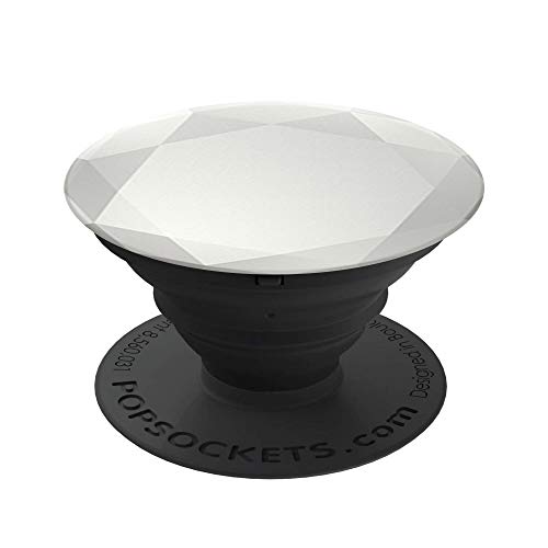 Product Cover PopSockets: Collapsible Grip & Stand for Phones and Tablets - Metallic Diamond Silver