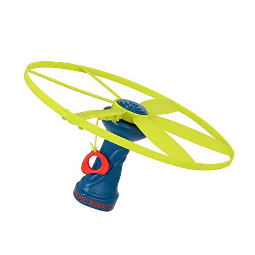 Product Cover B. toys - Light-Up Disco Flyers- Flying Disc with Lights & Launcher For Kids 5 years +