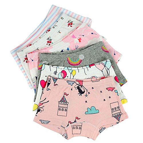 Product Cover Closecret Kids Series Baby Underwear Little Girls' Cotton Boyshort Panties (Pack of 6)