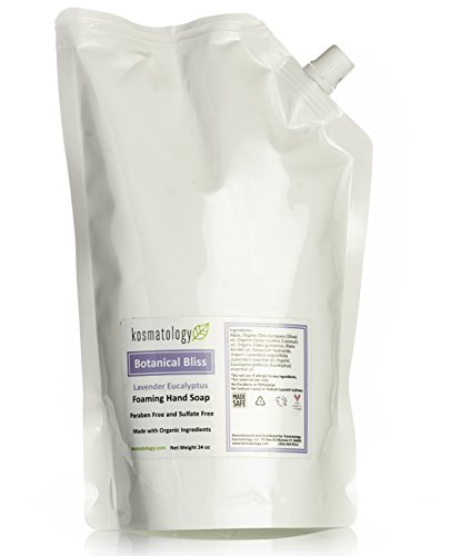 Product Cover Kosmatology Botanical Bliss (Lavender-Eucalyptus) Organic Foaming Hand Soap Refill Bag, 34 fl oz