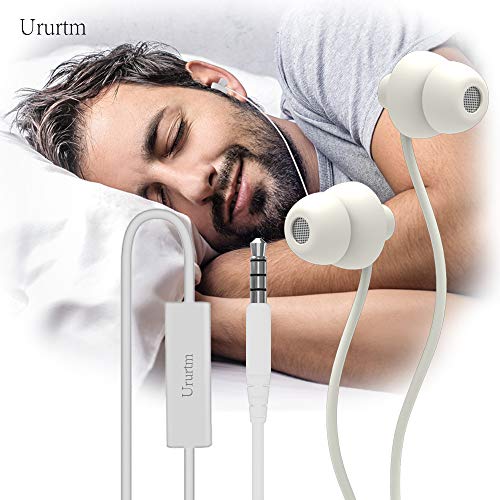 Product Cover Sleep Soundproof Earbuds Headphones, Noise Isolating Soft Earbuds for Sleeping, Nighttime, Insomnia, Side Sleeper, Snoring, Travel, Meditation & Relaxation (White)