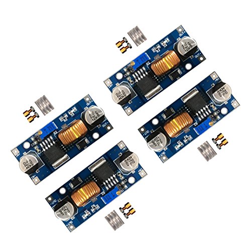 Product Cover [4-PACK] 5A DC-DC Adjustable Buck Converter 4~38v to 1.25-36v Step Down Power Supply High Efficiency Voltage Regulator Module ([4-pack] 5a buck)