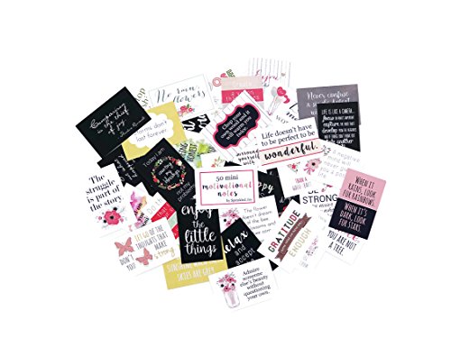Product Cover Sprinkled Joy Designer Lunchbox Floral Motivational Notes - 50 Inspirational Cards