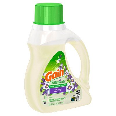 Product Cover 2 Pk. Gain Botanicals Plant Based Detergent, White Tea and Lavender, 25 Loads, 40 Ounce