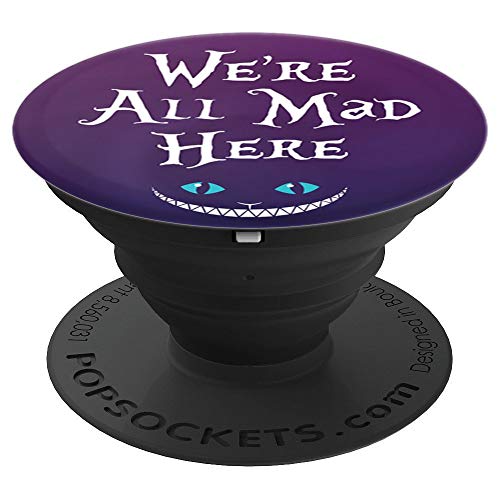 Product Cover Brave New Look Wonderland We're All Mad Here Pop Sockets Stand for Smartphones and Tablets