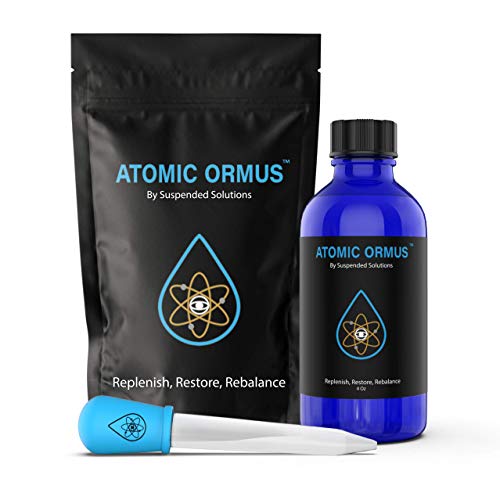 Product Cover Suspended Solutions - Atomic ORMUS - 4oz - Monoatomic Gold Ormus - Memory AID, ENERGETICALLY Enhanced, REJUVENATING, Increased Energy, Stamina, Vitality - Gold, Platinum, Iridium