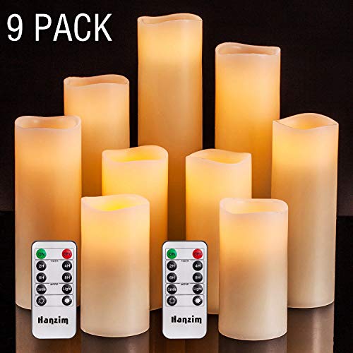 Product Cover HANZIM Flameless Candles Battery Operated Candles 4