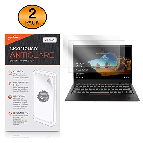 Product Cover Lenovo Thinkpad X1 Carbon (6th Gen) Screen Protector, BoxWave® [ClearTouch Anti-Glare (2-Pack)] Anti-Fingerprint Matte Film Skin for Lenovo Thinkpad X1 Carbon (6th Gen)
