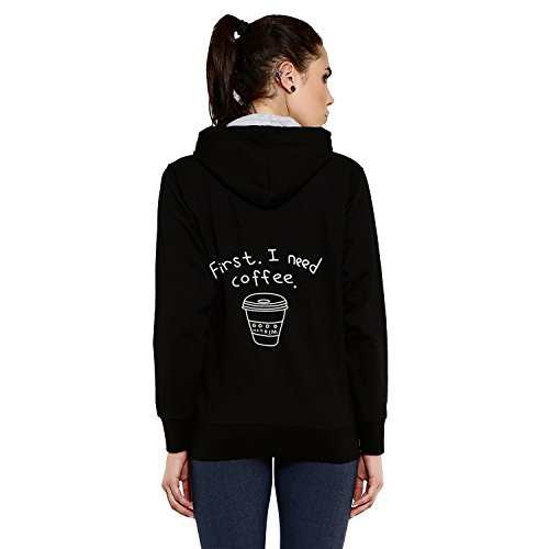 Product Cover GOODTRY Women's Cotton Hoodies Back Print -Coffee