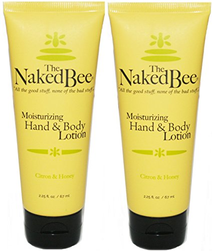 Product Cover The Naked Bee Moisturizing CITRON & HONEY Hand & Body Lotion 2.25 oz (2 Pack)