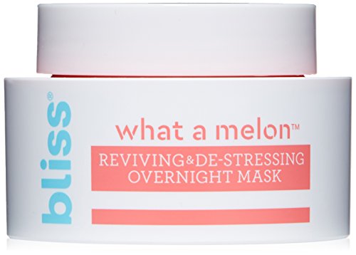 Product Cover Bliss - What a Melon Overnight Facial Mask | Reviving & De-stressing Overnight Mask | Hydrates, Nourishes, and Softens |All Skin Types | Vegan | Cruelty Free | Paraben Free | 1.7 fl.oz
