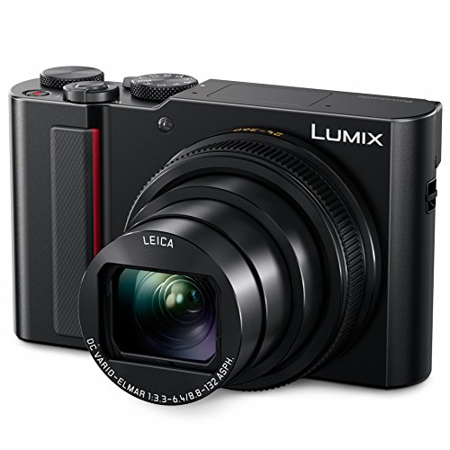 Product Cover PANASONIC LUMIX ZS200 4K Digital Camera, DC-ZS200K, 20.1 Megapixel 1-Inch Sensor, 15X LEICA DC VARIO-ELMAR Lens, F3.3-6.4 Aperture, HYBRID O.I.S. Stabilization, 3-Inch LCD , DC-ZS200K (Black)