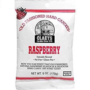 Product Cover Claey's, Old Fashioned Hard Candy Raspberry, 6 Ounce Bag