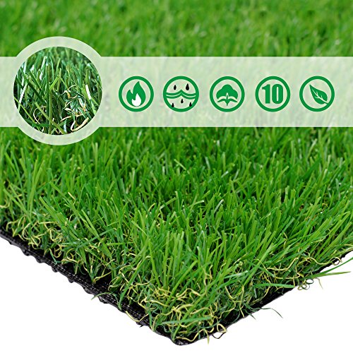 Product Cover Pet Pad Artificial Grass Turf 7' x13'- Realistic Thick Synthetic Fake Grass Mat For Outdoor Garden Landscape Balcony Dog Grass Rug