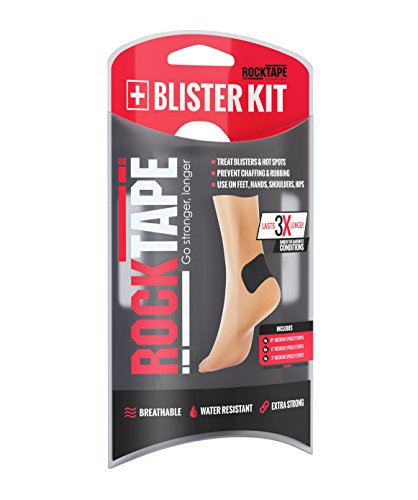 Product Cover RockTape Blister Prevention and Treatment Kit for Blisters, Hot-Spots, and Chafing, Black