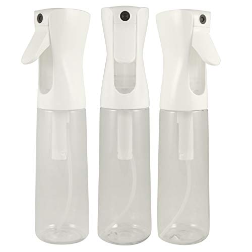 Product Cover Houseables Continuous Spray Water Bottle, Hair Mist Sprayer, 3 Pack, 12 Oz, 10