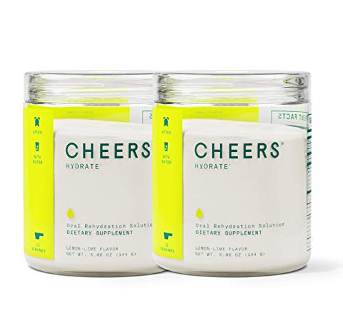 Product Cover Cheers (Formerly Thrive+) ORS Electrolyte Powder- Electrolyte Supplement & Hydration Powder Hangover Prevention & Cure (24 Servings) - Hydration Electrolyte Supplement - Delicious Lemon/Lime Flavor