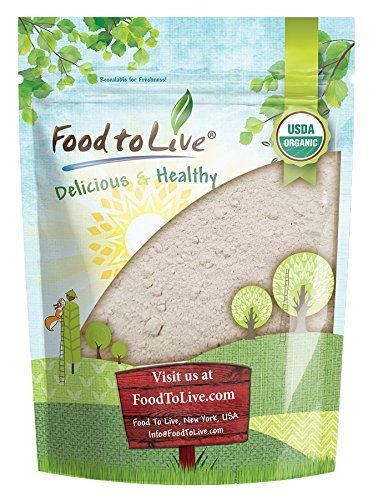 Product Cover Organic Barley Flour, 4 Pounds - Stone Ground from Whole Hulled Barley, Non-GMO, Raw, Vegan, Bulk, Great for Baking, Product of the USA