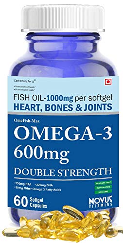 Product Cover Carbamide Forte Omega 3 Fish Oil 1000mg Double Strength (330mg EPA & 220mg DHA) - 60 Softgels