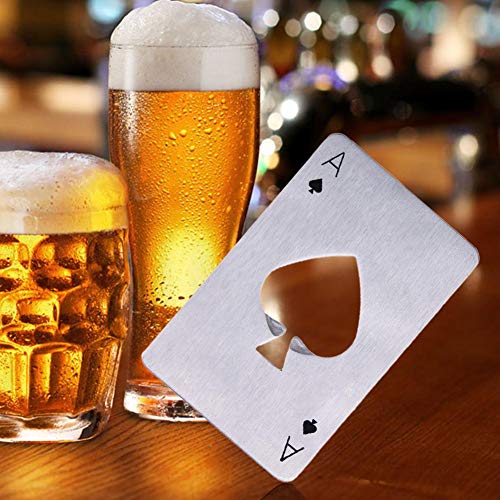 Product Cover PRO365 Casino Poker Bottle/Bar/Beer/Soda Steel Opener Credit Card Size