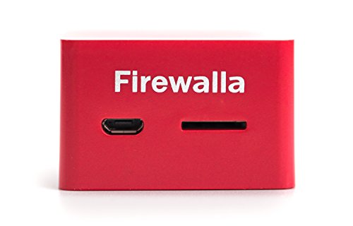 Product Cover Firewalla Red: Cyber Security Firewall for Home & Business, Protect Network from Viruses & Malware | Parental Control | Block Ads | Free VPN Server | Connects to Router | No Monthly Fee | 100Mb IPS