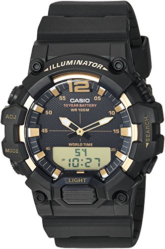 Product Cover Casio Men's Classic Quartz Watch with Resin Strap, Black, 24 (Model: HDC-700-9AVCF)