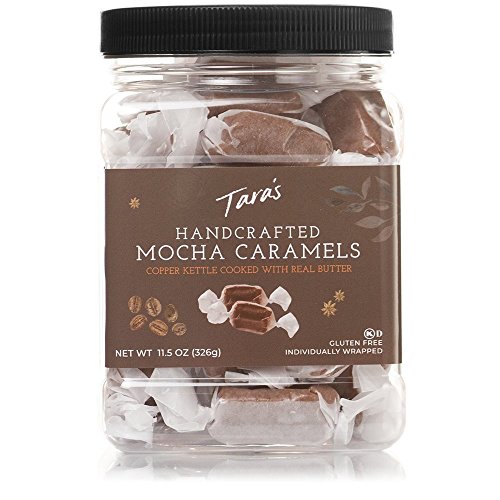Product Cover Tara's All Natural Handcrafted Gourmet Mocha Caramel: Small Batch, Kettle Cooked, Creamy & Individually Wrapped - 11.5 Ounce