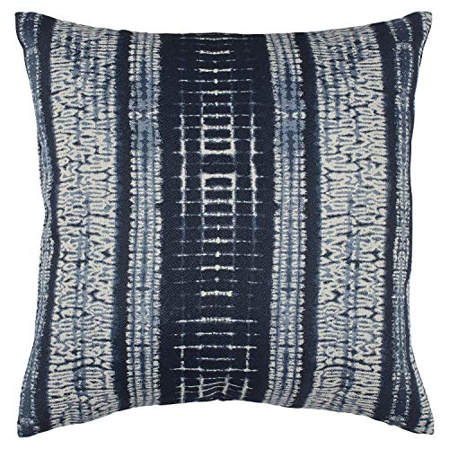 Product Cover Stone & Beam Yard-Dyed Shibori Decorative Throw Pillow Cover, 17