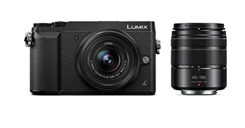 Product Cover PANASONIC LUMIX GX85 4K Digital Camera, 12-32mm and 45-150mm Lens Bundle, 16 Megapixel Mirrorless Camera Kit, 5 Axis In-Body Dual Image Stabilization, 3-Inch Tilt and Touch LCD, DMC-GX85WK (Black)