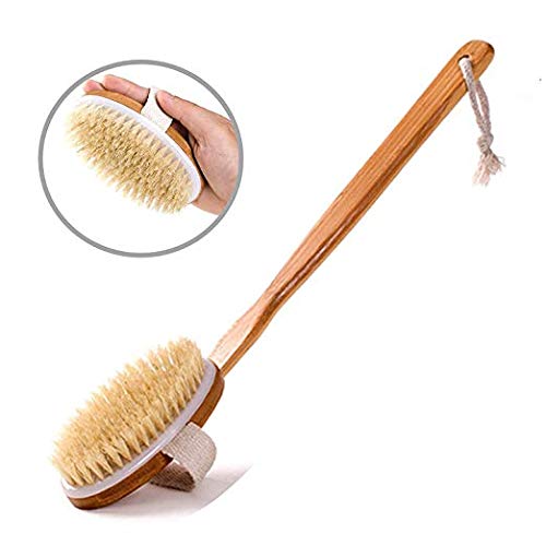 Product Cover Rustic Rituals 2-in-1 Dry Skin Body Brush with 11 inch Removable Wood Handle
