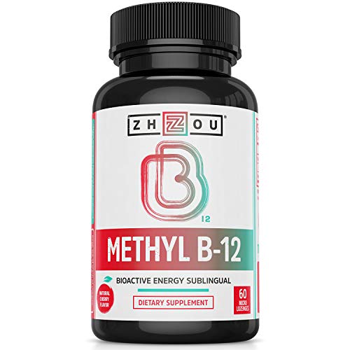 Product Cover Methyl B12 (Vitamin B12) Lozenges, 5000 mcg for Maximum Absorption and Active Energy, Vegan