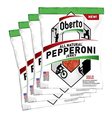 Product Cover Oberto All-Natural Pepperoni Jerky, 2.2 Ounce (Pack of 4)