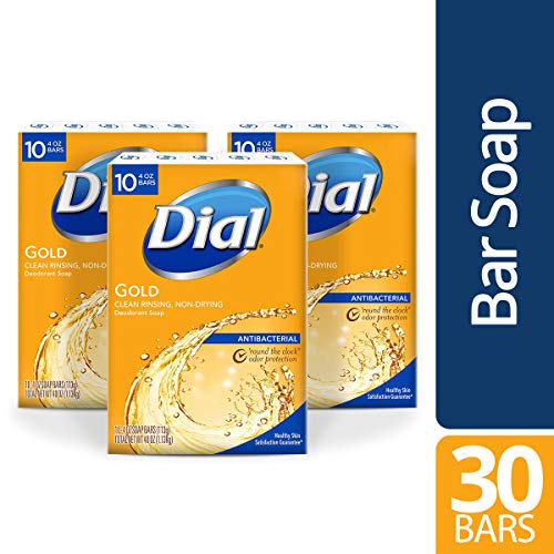 Product Cover Dial Antibacterial Bar Soap, Gold, 30 Count