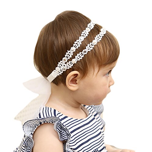 Product Cover Baby Girl Super Elastic Headband Cotton Lace Toddler Hair Band Toddler Soft Headwrap Set Children Hair Accessories