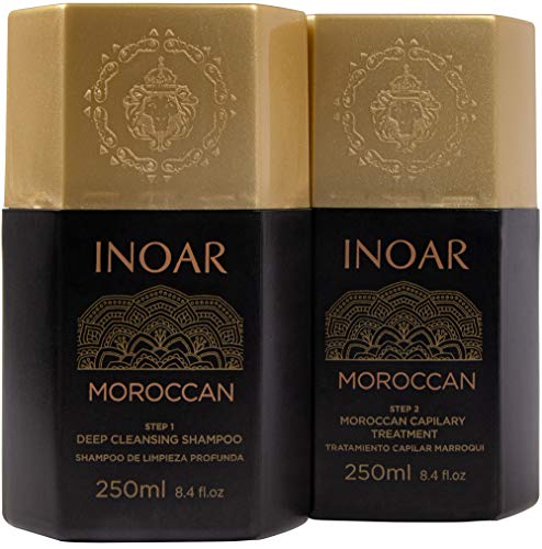 Product Cover INOAR PROFESSIONAL - Smoothing System - Deep Cleansing Shampoo & Treatment Set (8.45 fl. oz.)