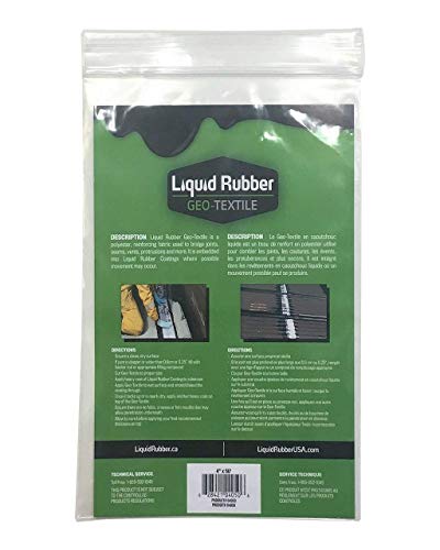Product Cover Liquid Rubber Geo-Textile, 4 Inch x 50 Foot Roll