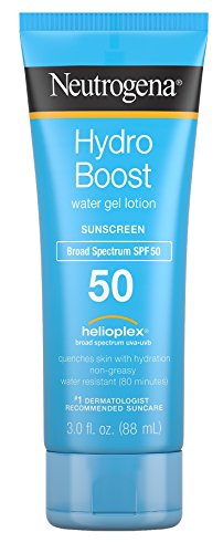 Product Cover Neutrogena Hydro Boost Spf#50 Water Gel Sunscreen Lotion 3 Ounce (88ml) (2 Pack)