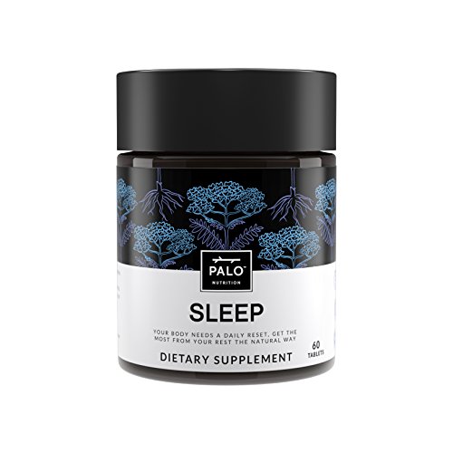 Product Cover Sleep | Natural Sleep Aid (60 ea)-Non-Habit Sleep Supplement. All Natural Formula with Valerian Root, Passion Flower, Hops, California Poppy, Minerals and Antioxidants |by PALO Nutrition (Pack of 1)
