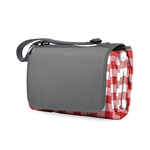 Product Cover ONIVA - a Picnic Time Brand Outdoor Picnic Blanket Tote XL, Red/White Check