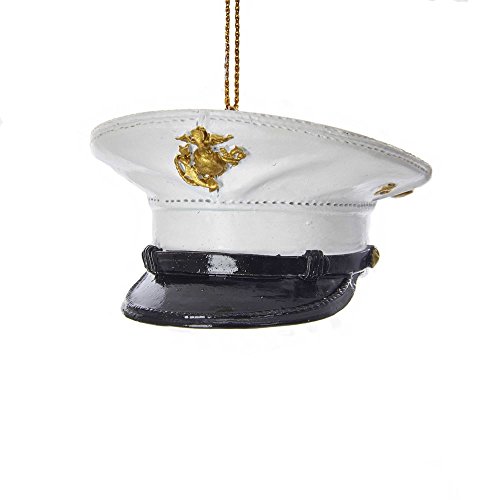 Product Cover Kurt Adler U.S. Marine Corps Dress Uniform Hat Ornament