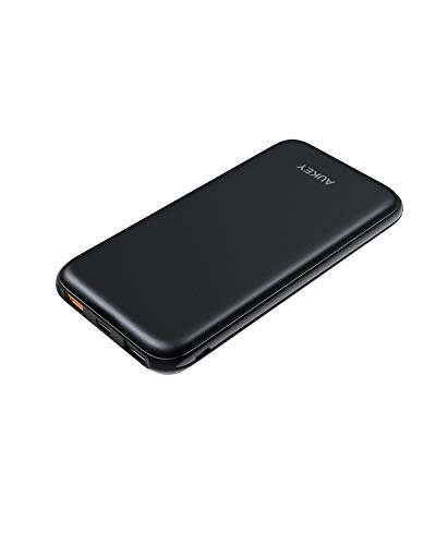 Product Cover AUKEY PD Power Bank 10000mAh, USB C Power Bank Slimline with 18W PD & Quick Charge 3.0, Portable Charger Compatible with iPhone 11/11Pro/Xs/XS Max, Pixel, Samsung, Nintendo Switch etc.