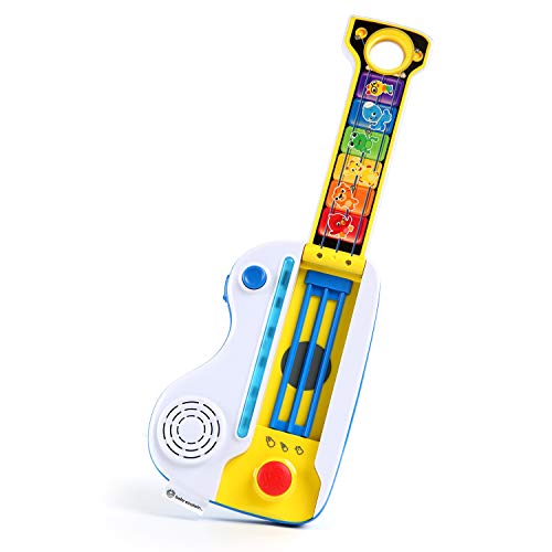 Product Cover Baby Einstein Flip & Riff Keytar Musical Guitar and Piano Toddler Toy with Lights and Melodies, Ages 12 months and up