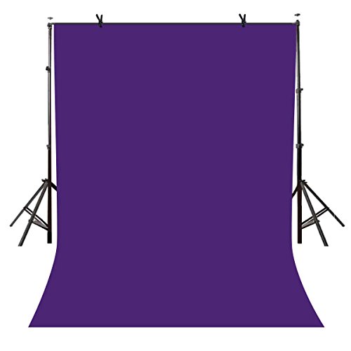 Product Cover Lyly County 5x7ft Color of The Year 2018 Backdrop Purple Non-Woven Backdrop Ultra Violet Backdrops Solid Color Background Pantone 18-3838 Backdrop LY078