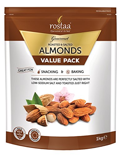 Product Cover Rostaa Salted Almonds Value Pack, 1kg