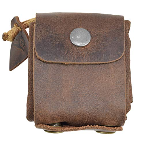 Product Cover Waxed Canvas Foraging Pouch (Collapsible) for Hiking Treasures/Seashells Handmade by Hide & Drink :: Honey Bourbon