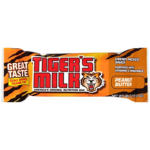 Product Cover Tiger's Milk Peanut Butter Protein Nutrition Bar, 35 g (Pack of 96)