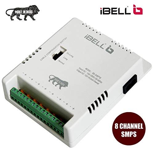 Product Cover iBELL CP808 8 Channel Power Supply for CCTV Surveillance Output 12V